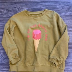 Piupiuchick Girls Crewneck Pullover Sweatshirt Size 8 year girls